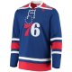 Men's Philadelphia 76ers G-III Sports by Carl Banks Royal Pointman Hockey Fashion Jersey