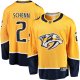 Men's Nashville Predators Luke Schenn Fanatics Gold Home Breakaway Jersey