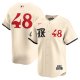 Men's Texas Rangers Jacob deGrom Nike Natural City Connect Limited Player Jersey