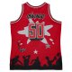 Men's Chicago Bulls Mitchell & Ness x Tats Cru Red Hardwood Classics Fashion Jersey