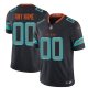 Men's Miami Dolphins Custom Black Rivalries Collection F.U.S.E. Vapor Limited Stitched Jersey