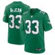 Men's Nike #33 Cooper DeJean Kelly Green Philadelphia Eagles Alternate Game Jersey