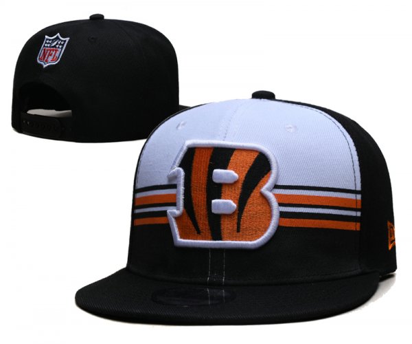 Cincinnati Bengals Black and White Cap