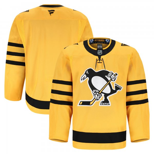 Youth Pittsburgh Penguins #87 Sidney Crosby Gold Alternate Replica Player Jersey