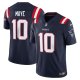 Men's New England Patriots #10 Drake Maye Nike Navy Vapor F.U.S.E. Limited Jersey