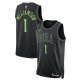 Men's Unisex New Orleans Pelicans #1 Zion Williamson Nike Black 2025/26 Swingman City Edition Jersey