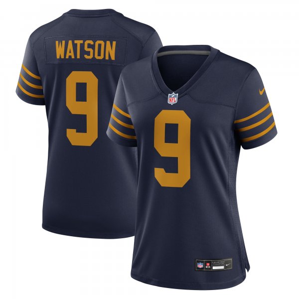 Women's Green Bay Packers #9 Christian Watson Nike Navy The 1923 Classic Game Jersey