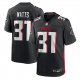 Men's Atlanta Falcons #37 Xavier Watts Nike Black Team Game Jersey
