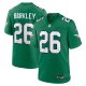 Men's Philadelphia Eagles Saquon Barkley Nike  Kelly Green Alternate Game Jersey