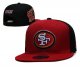 San Francisco 49ers Red and Black Cap