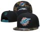 Miami Dolphins Black and Camouflag Cap