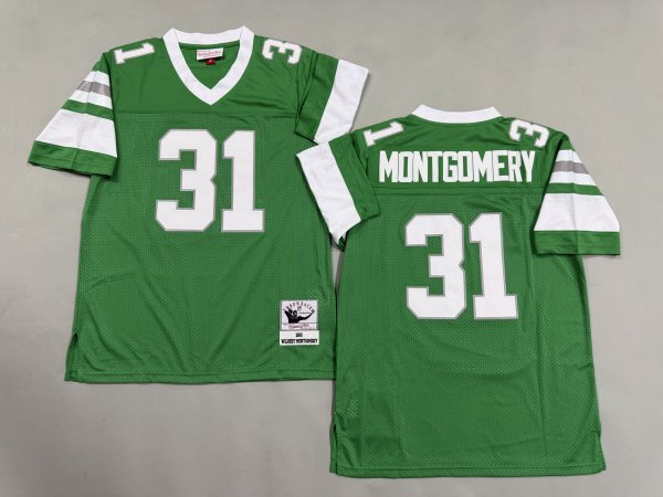 Men's Philadelphia Eagles #31 Wilbert Montgomery Green Jersey