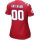 Women's New England Patriots Nike Red Alternate Custom Jersey