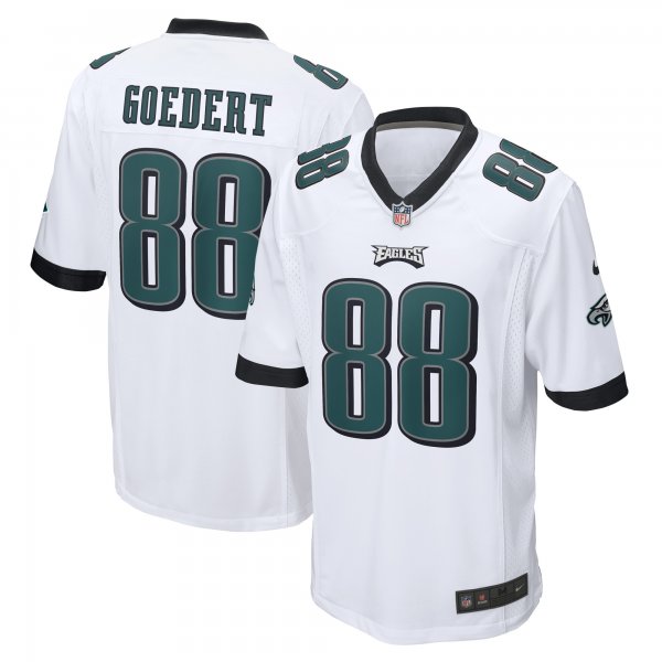 Men's Philadelphia Eagles Dallas Goedert Nike White Game Player Jersey
