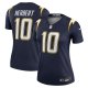 Women's Los Angeles Chargers #10 Justin Herbert Nike Navy Alternate Super Chargers Legend Player Performance Top