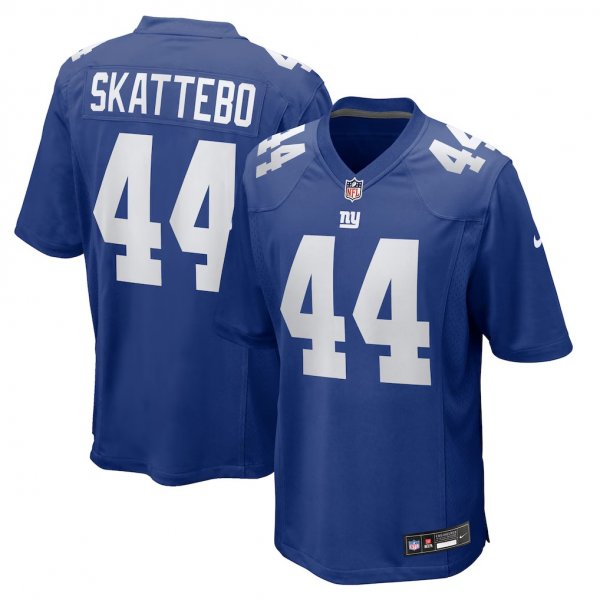 Men's New York Giants #44 Cam Skattebo Nike Royal Team Game Player Jersey