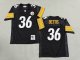 Men's Pittsburgh Steelers #36 Jerome Bettis Black Jersey