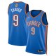 Men's Unisex Oklahoma City Thunder #9 Alex Caruso Nike Blue 2025 NBA Finals Swingman Jersey - Icon Edition