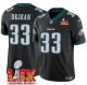 Youth Philadelphia Eagles #33 Cooper DeJean Black Super Bowl LIX F.U.S.E. Vapor Untouchable Limited Stitched Jersey