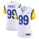 Women's Los Angeles Rams Aaron Donald Nike White Player Jersey