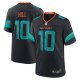 Men's #10 Tyreek Hill Miami Dolphins Nike 2025 Rivalries Collection Game Pitch Blue Jersey