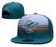 Miami Dolphins White and Blue Cap