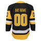 Youth Pittsburgh Penguins Black Home Premier Custom Jersey