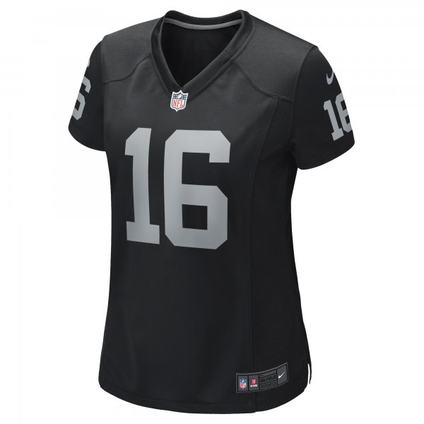 Women's Las Vegas Raiders Jim Plunkett Nike Black Game Retired Player Jersey