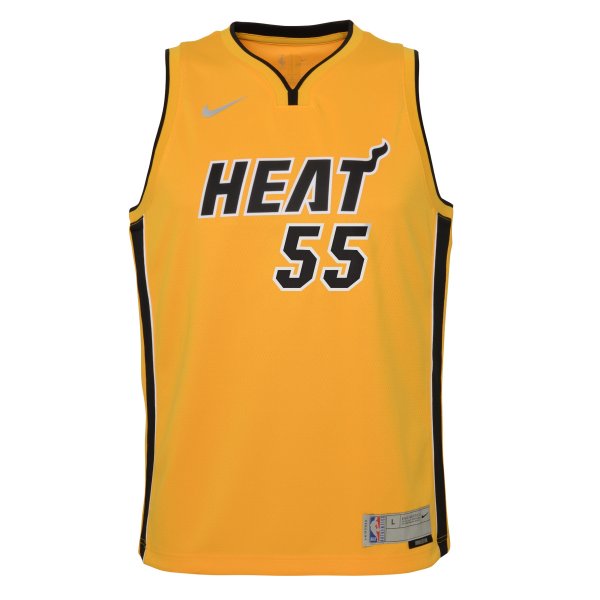 Youth Miami Heat Duncan Robinson Nike Trophy Gold 2020/21 Swingman Player Jersey - Earned Edition