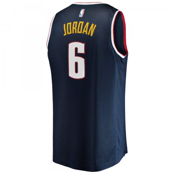 Youth Denver Nuggets DeAndre Jordan Fanatics Navy Fast Break Player Jersey - Icon Edition