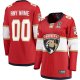 Women's Florida Panthers 2025 Stanley Cup Champions Breakaway Custom Red Jersey