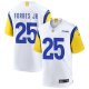 Men's Nike #25 Emmanuel Forbes Jr. White Los Angeles Rams Game Player Jersey