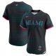Men's Miami Marlins Nike Black 2025 City Connect Elite Jersey