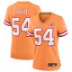 Women's Tampa Bay Buccaneers #54 Lavonte David Nike Creamsicle 50th Season Game Jersey