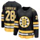 Men's Boston Bruins #28 Elias Lindholm Black Home Breakaway Player Jersey