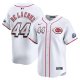 Men's Cincinnati Reds #44 Elly De La Cruz Nike White 2025 MLB Speedway Classic Home Limited Player Jersey