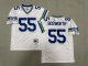 Men's #55 Brian Bosworth Seattle Seahawks White Jersey
