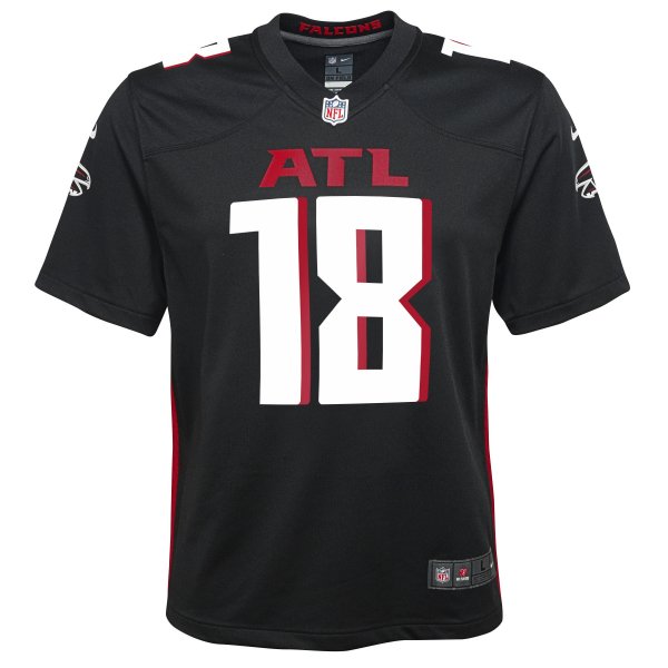 Youth Atlanta Falcons Calvin Ridley Nike Black Player Game Jersey