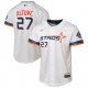 Youth #27 Jose Altuve Houston Astros Nike 2025 City Connect Limited Player White Jersey