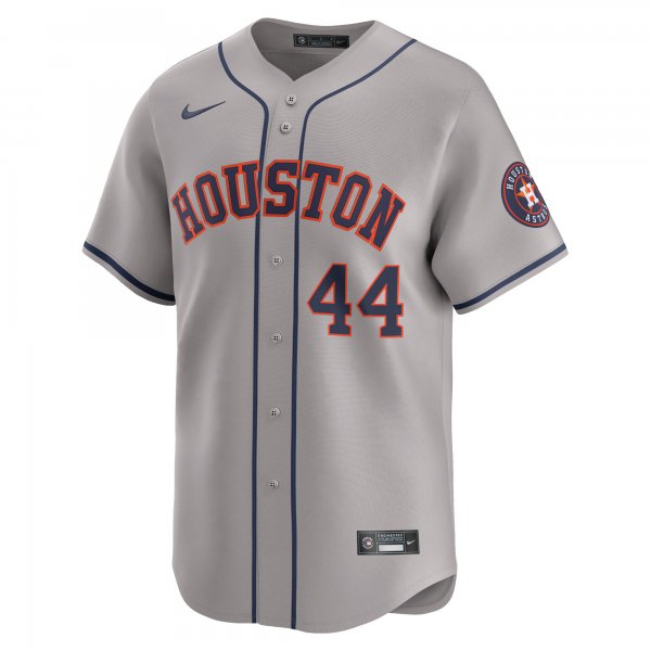 Men's Houston Astros Yordan Alvarez Nike Gray Away Limited Player Jersey