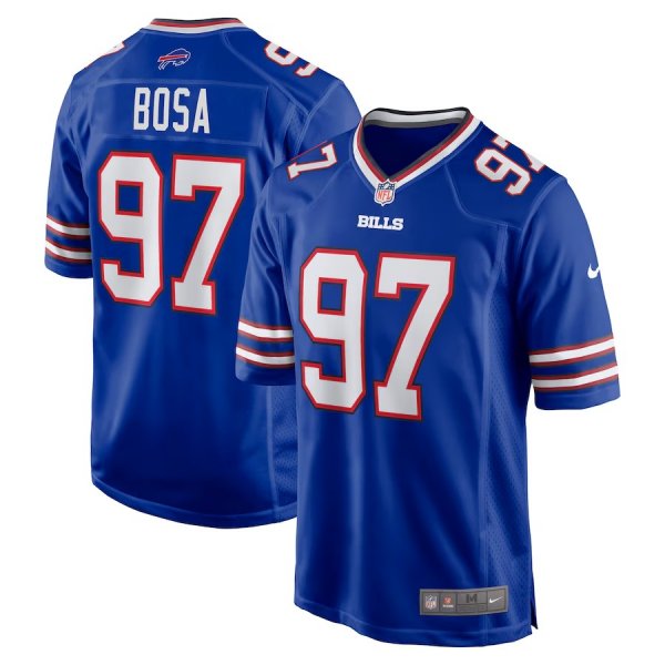 Men's Nike #97 Joey Bosa Royal Buffalo Bills Game Player Jersey