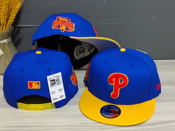 Philadelphia Phillies Blue and Yellow Cap