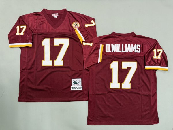 Men's Washington Commanders #17 Doug Williams Red Jersey
