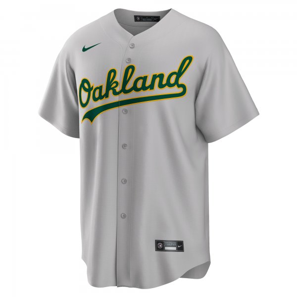 Men's Oakland Athletics Nike Gray Road Replica Team Jersey