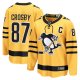 Men's Pittsburgh Penguins #87 Sidney Crosby Gold Alternate Breakaway Player Jersey
