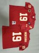 Men's Kansas City Chiefs #19 Joe Montana Red Mitchell & Ness Jersey