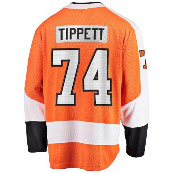 Men's Philadelphia Flyers Owen Tippett Fanatics Orange Home Breakaway Player Jersey