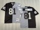 Men's Las Vegas Raiders #81 Tim Brown Split Mitchell & Ness Jersey